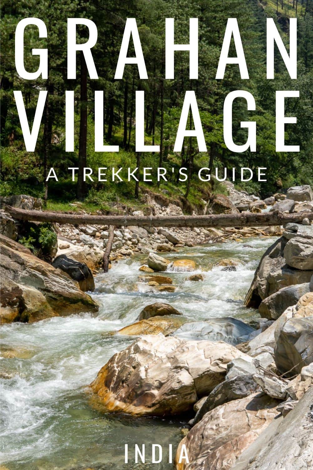 There's many treks in India, including the hike from Kasol to Grahan Village in Parvati Valley, India. Click through for everything you need to know about trekking to Grahan Village in Himachal Pradesh. #BackpackingIndia #Indiatraveltips #IndiaTreks #trekkinginIndia